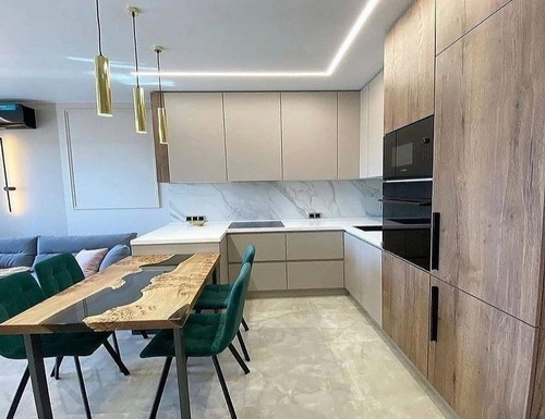 бежевые кухни фото цены в Реутове